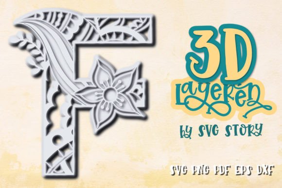 3D Layered Letter F Design: A Practical Review for Digital Sellers