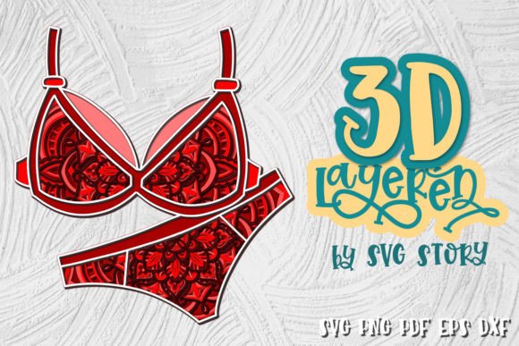 3D Layered Lingerie Design SVG Review for Real Projects