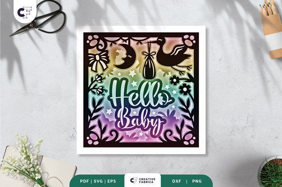 Hello Baby 3D SVG: A Versatile Design Asset for Local Business Branding