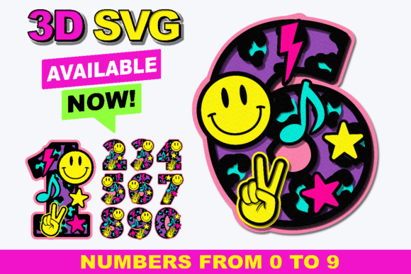 Leopard Birthday Girl Numbers 3D SVG: A Bold Shape for Creative Publishing