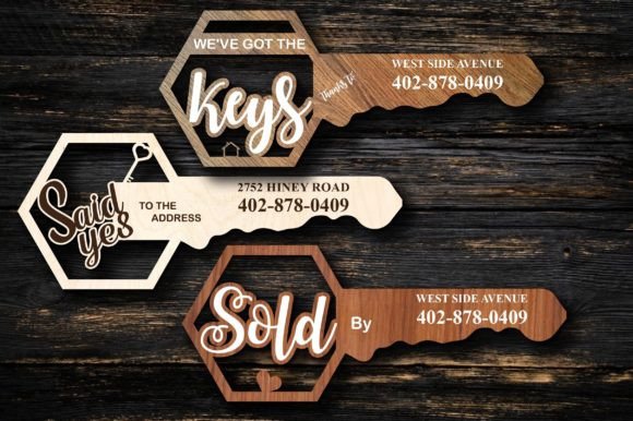 Real Estate Sold Sign Photo Prop 3d SVG for Laser Cutting and Signs